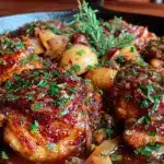 one-skillet chicken with apples - featured image