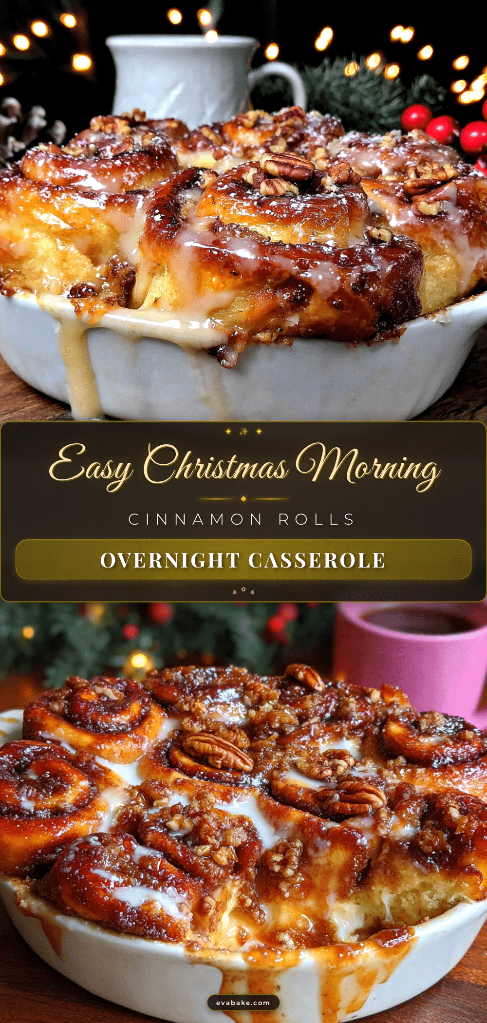 overnight cinnamon roll casserole recipe