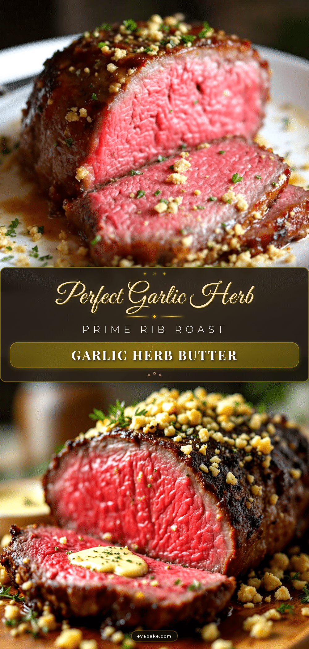 prime rib roast with garlic herb butter recipe