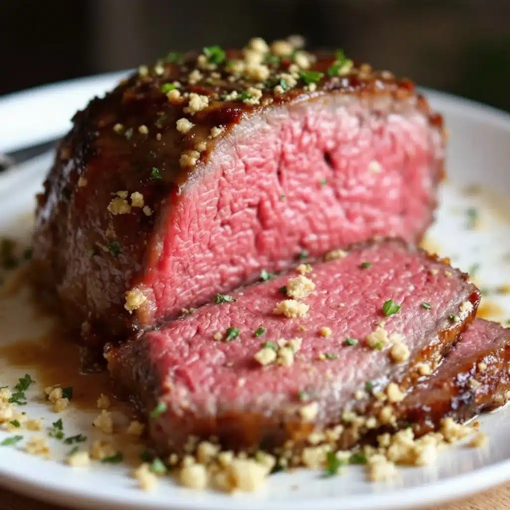 prime rib roast with garlic herb butter - featured image