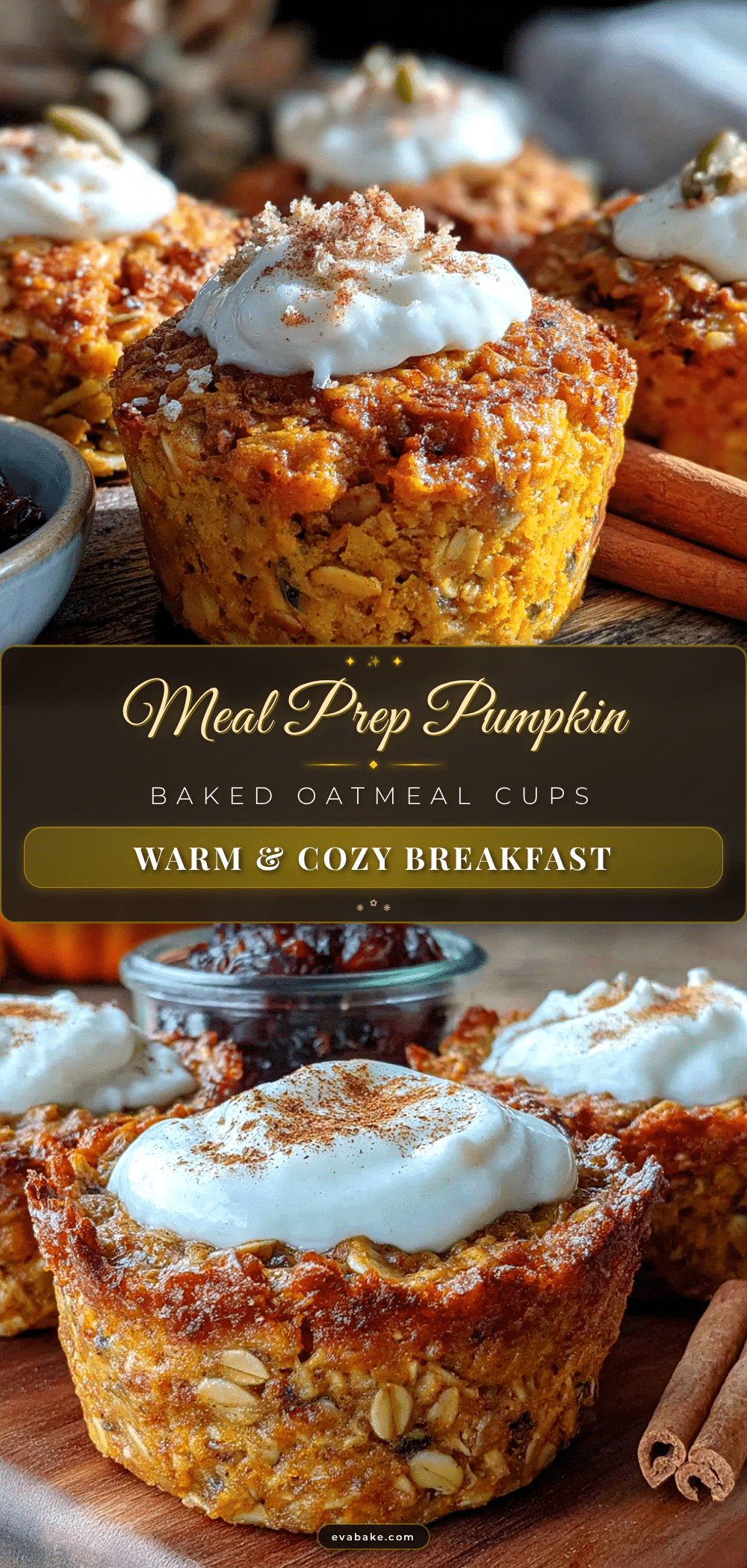 pumpkin baked oatmeal cups recipe