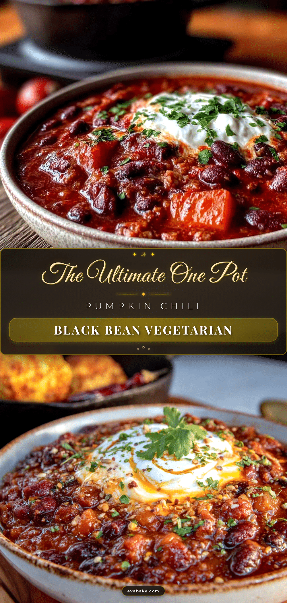 pumpkin black bean chili recipe