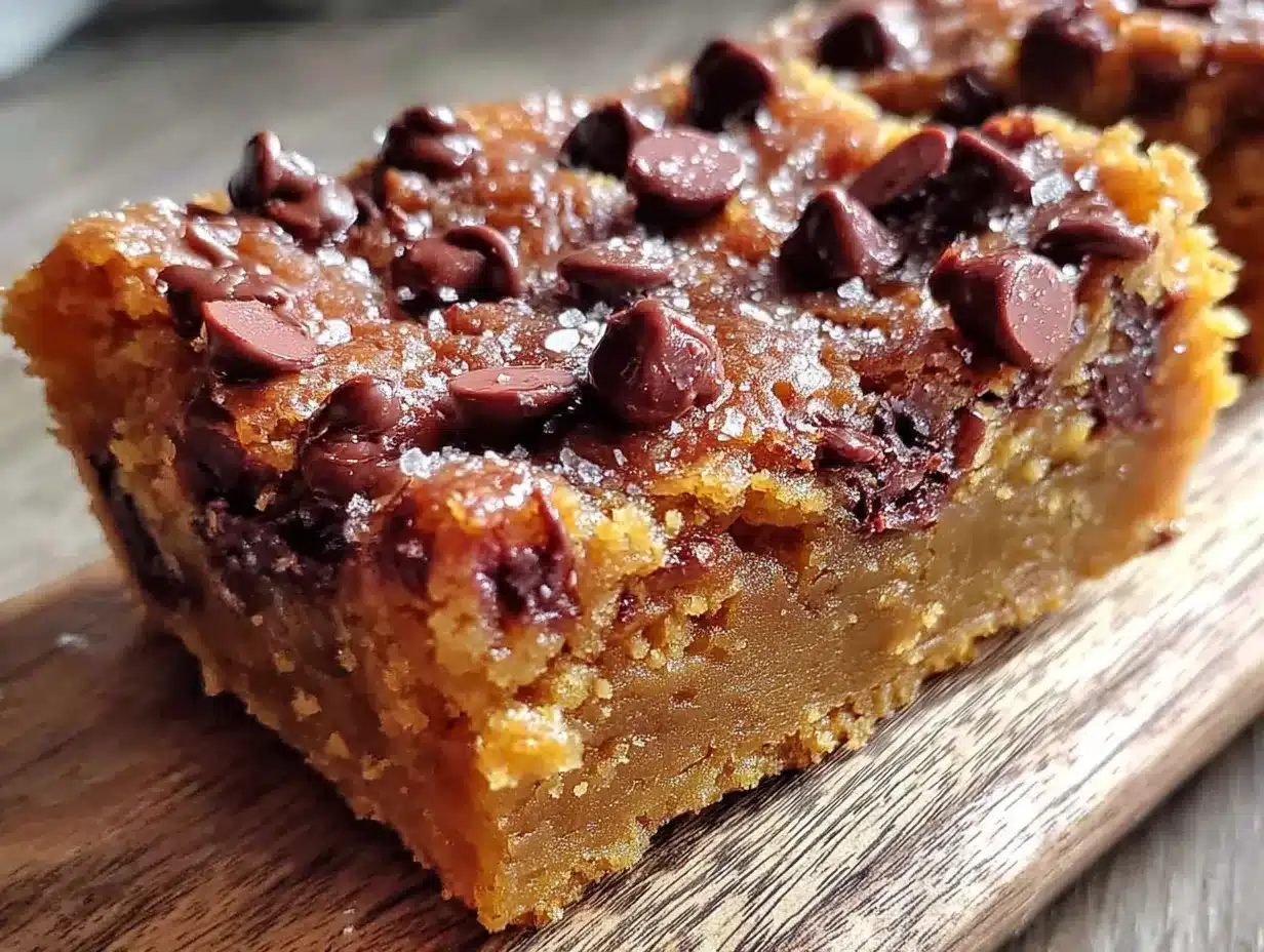 pumpkin chocolate chip cookie bars preparation steps