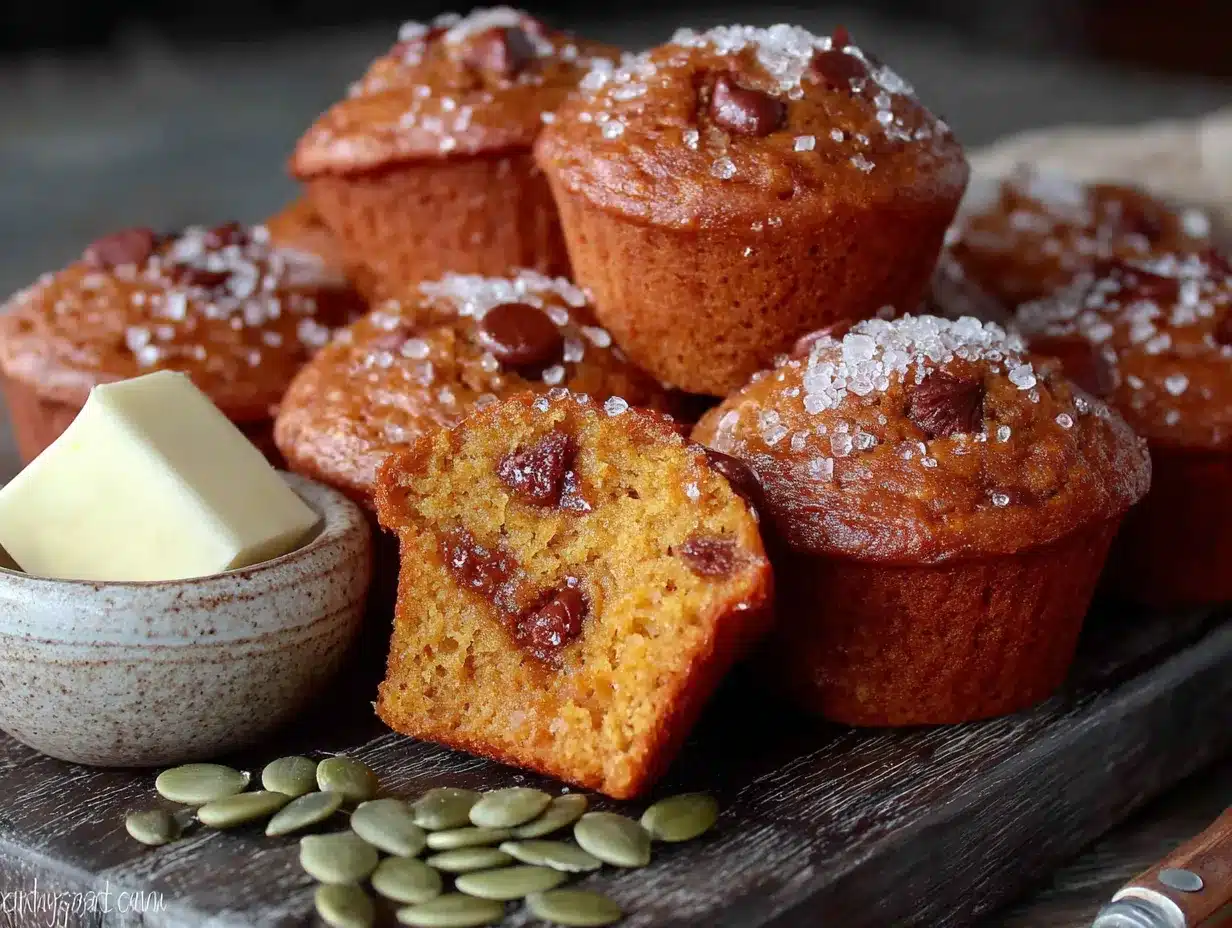 pumpkin chocolate chip muffins preparation steps