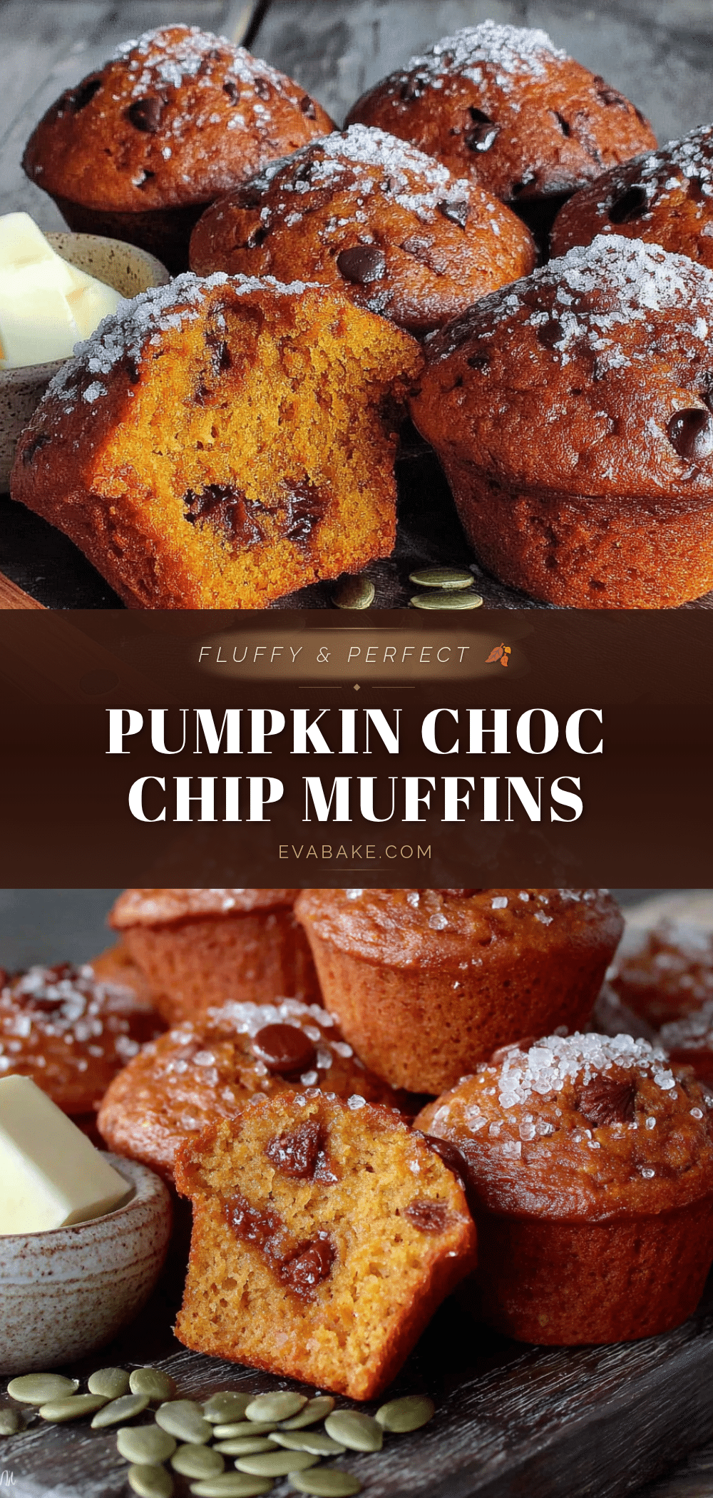 pumpkin chocolate chip muffins recipe