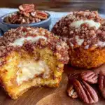 pumpkin cream cheese muffins - featured image