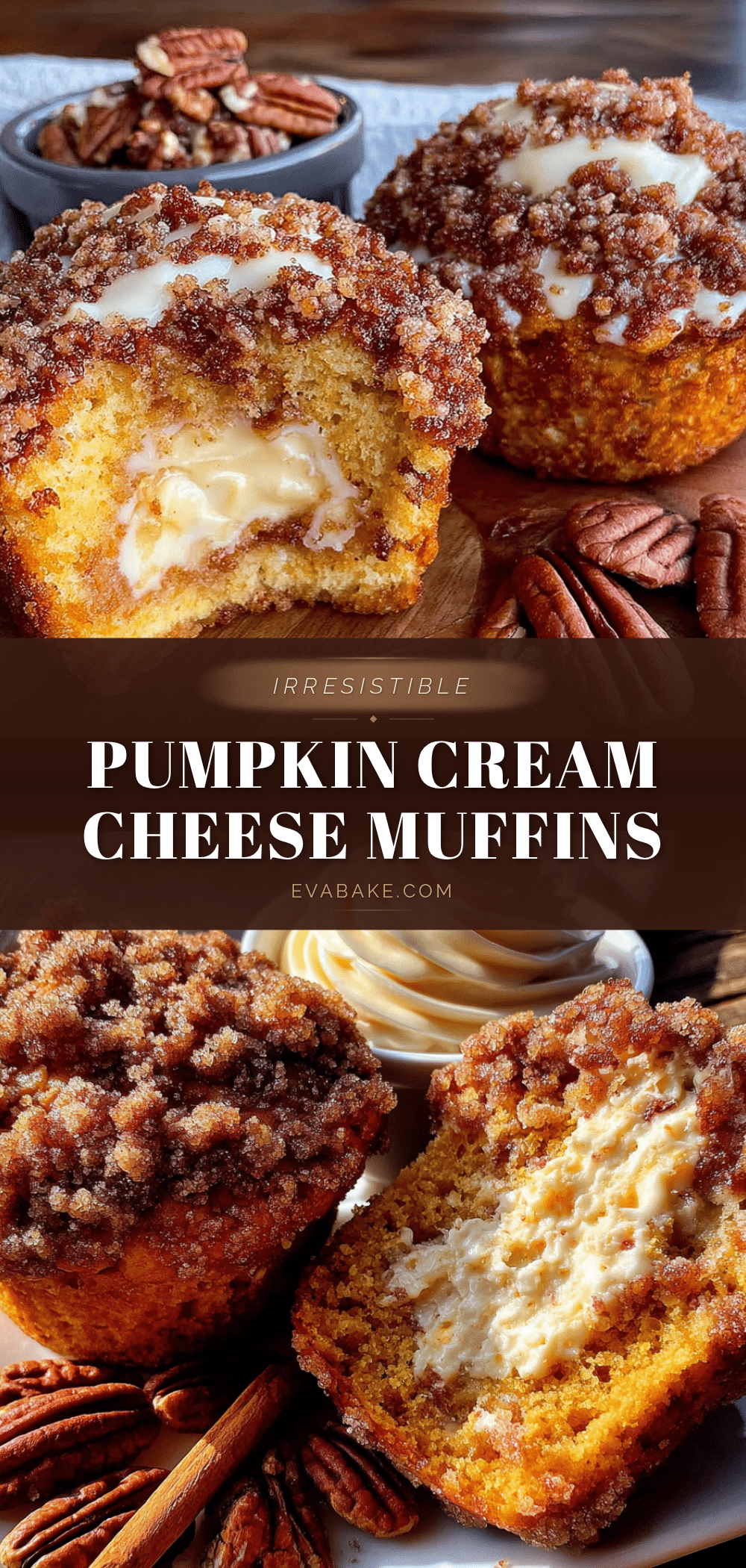 pumpkin cream cheese muffins recipe