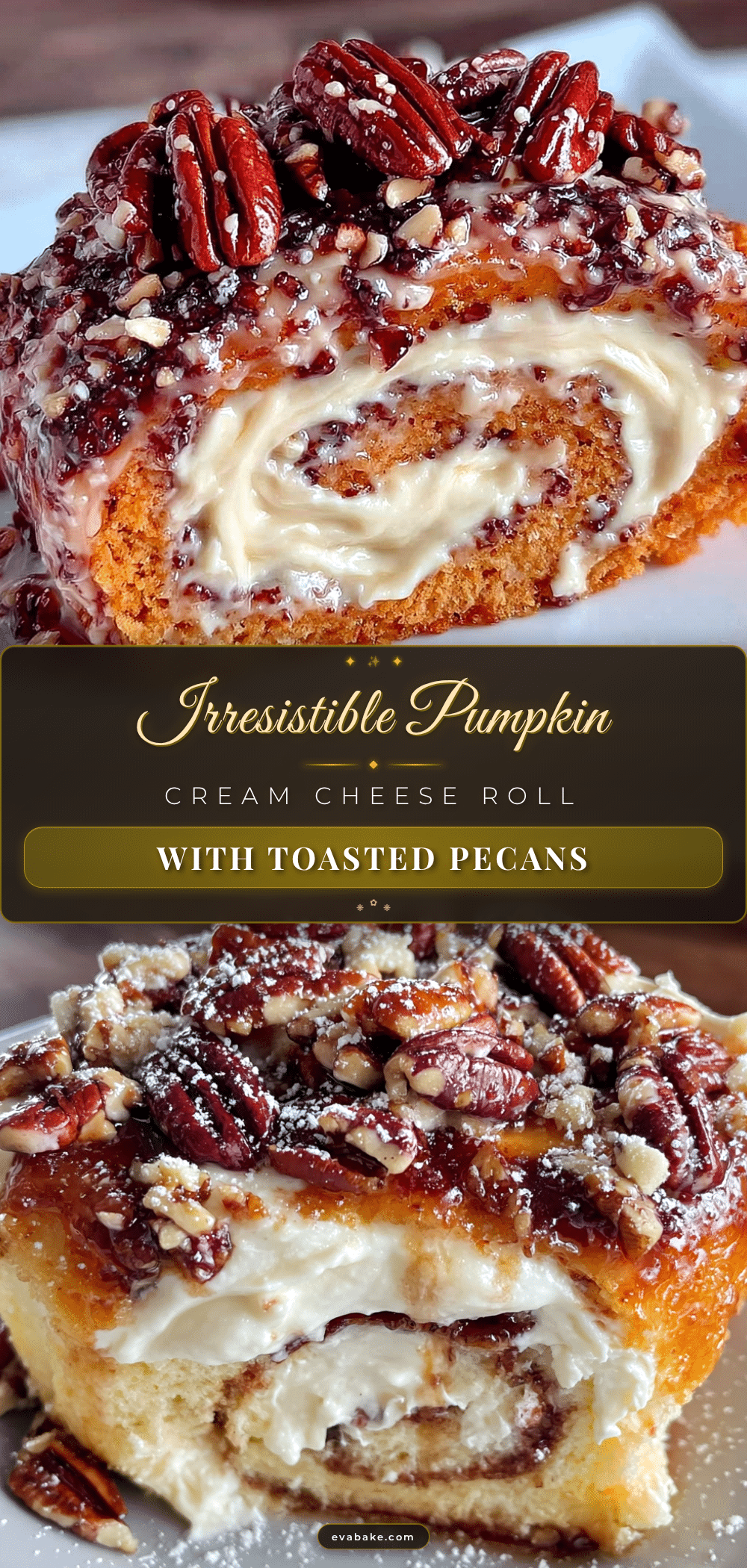 pumpkin cream cheese roll recipe