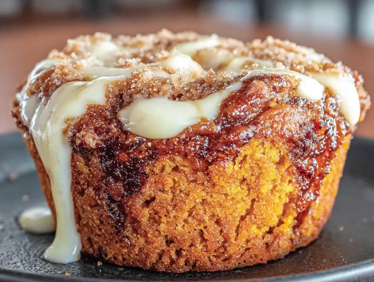 pumpkin cream cheese swirl muffins preparation steps