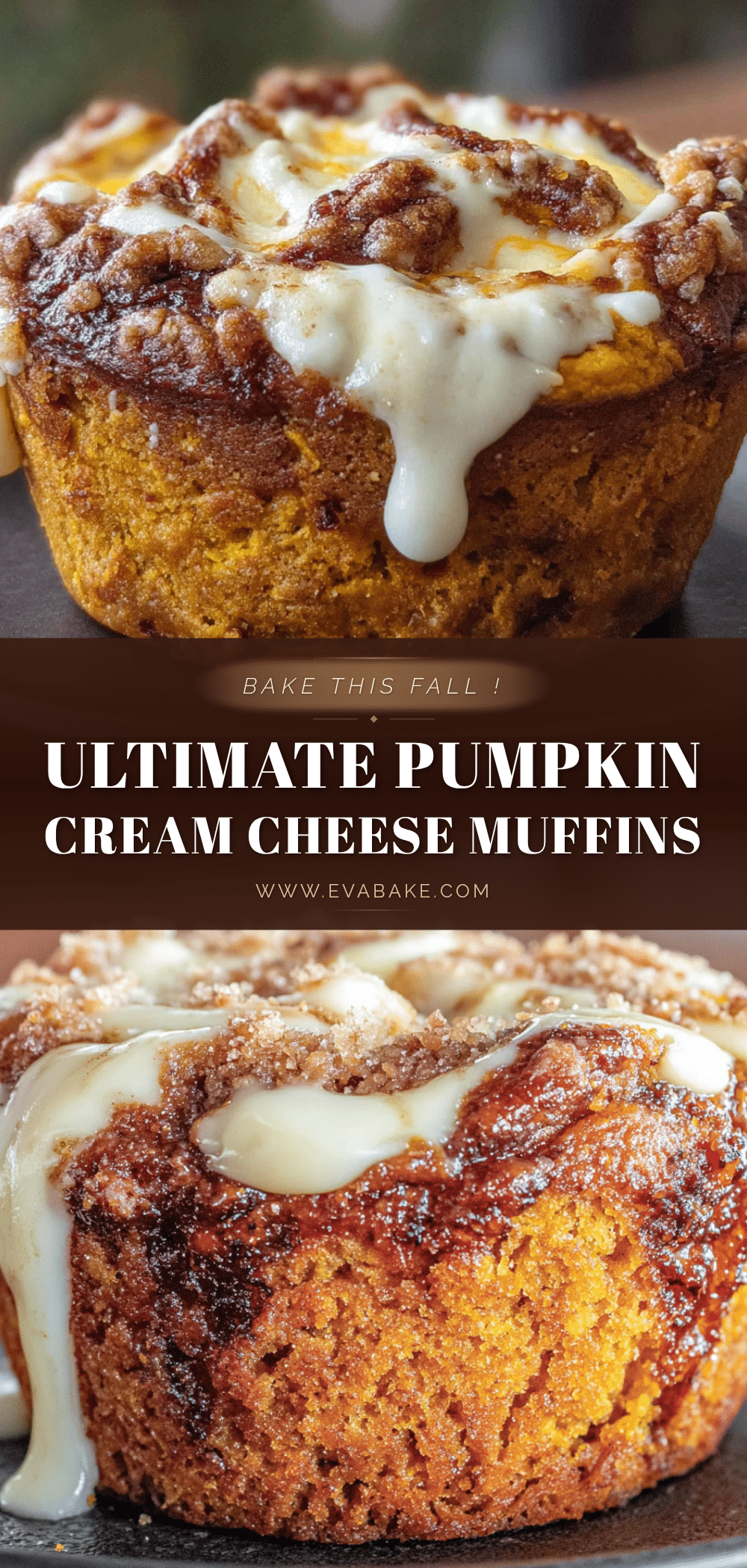 pumpkin cream cheese swirl muffins recipe
