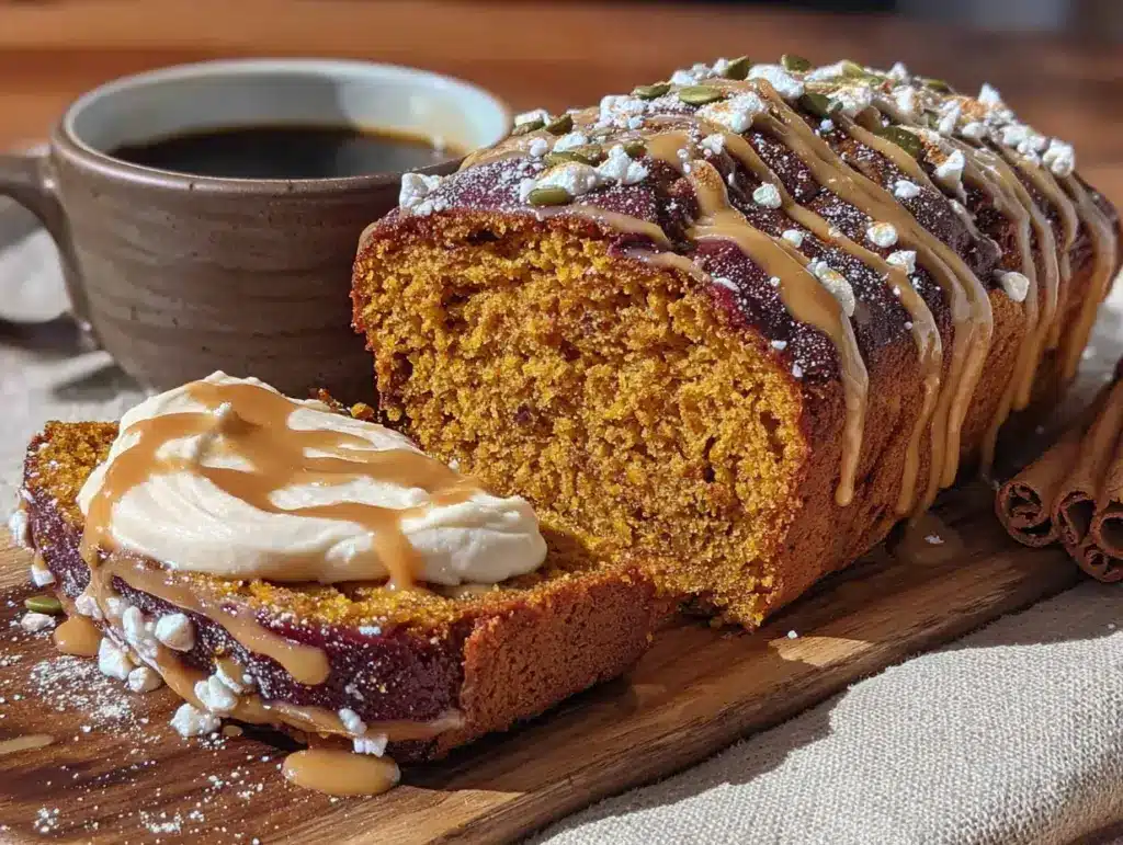 pumpkin cream cold brew bread - featured image