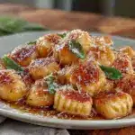 pumpkin gnocchi brown butter sage sauce - featured image