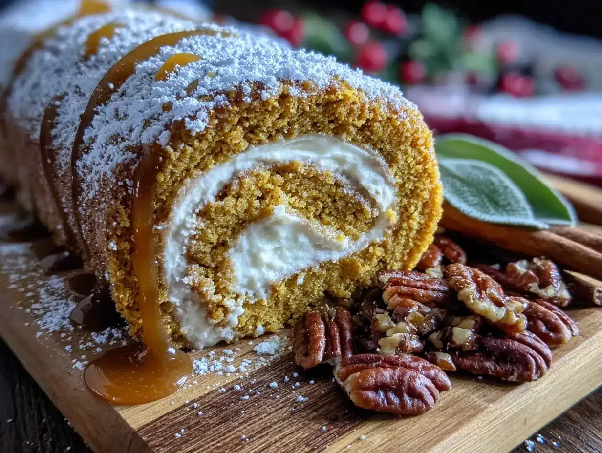 pumpkin roll preparation steps