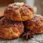 pumpkin snickerdoodle cookies - featured image