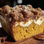 pumpkin streusel coffee cake - featured image