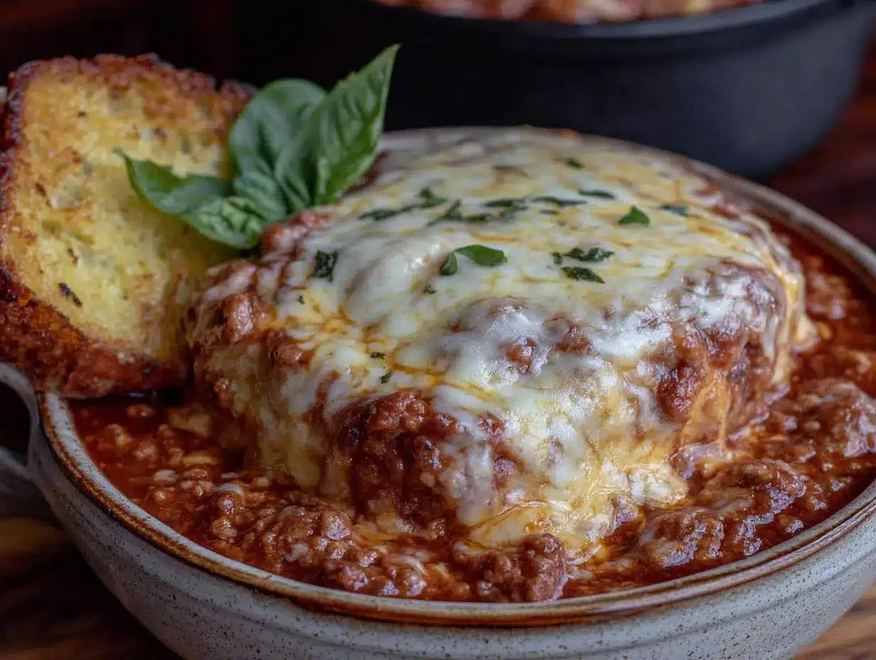 quick cheesy lasagna soup preparation steps