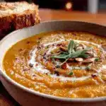roasted butternut squash soup - featured image