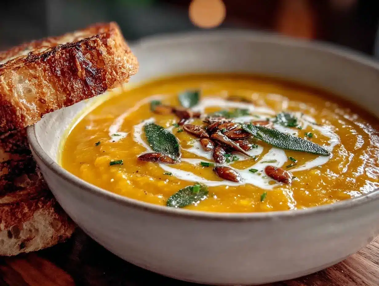roasted butternut squash soup preparation steps