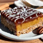 Salted Caramel Pumpkin Pie Bars - featured image