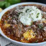 slow cooker lasagna soup - featured image