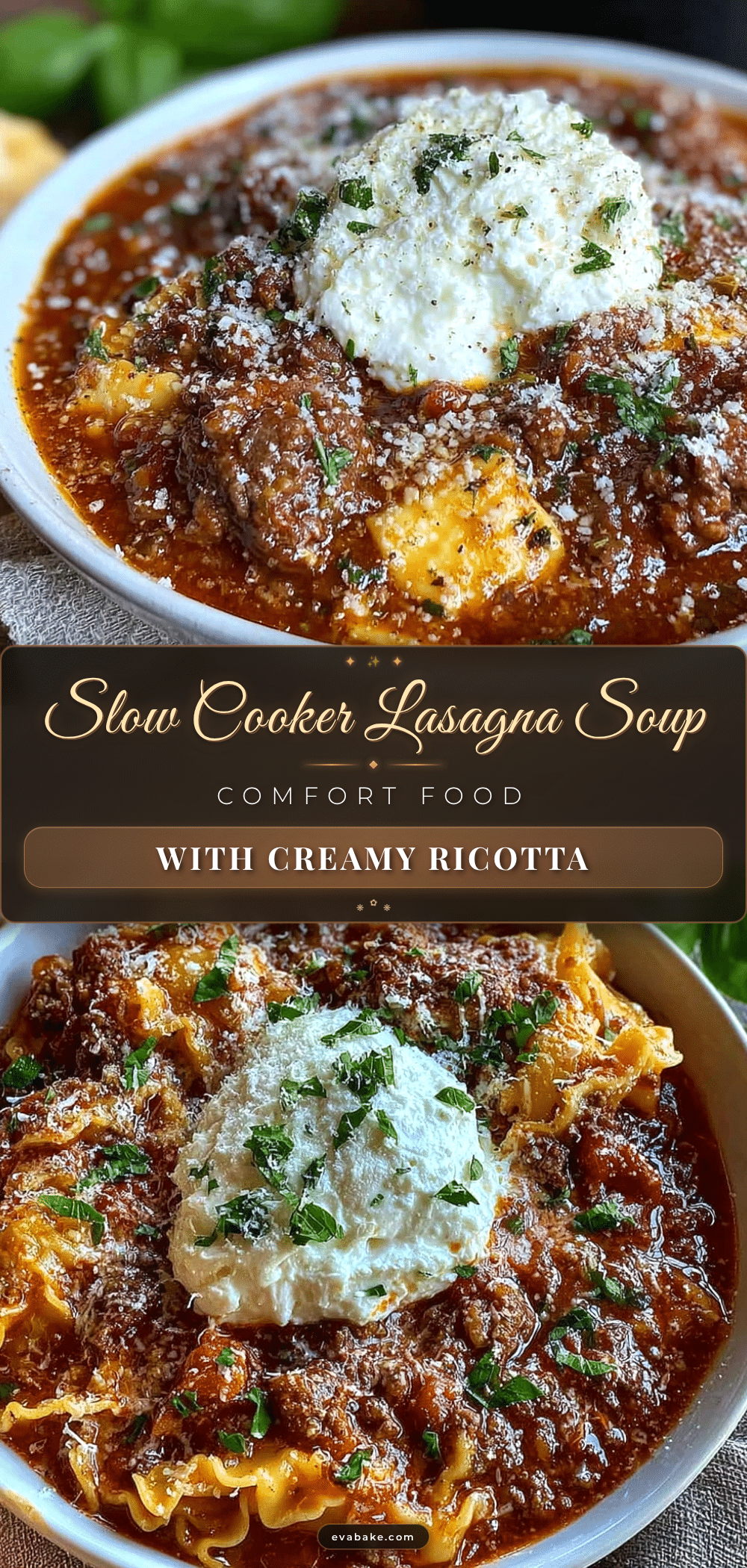 slow cooker lasagna soup recipe