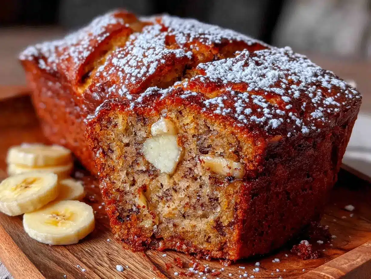 small-batch banana bread preparation steps