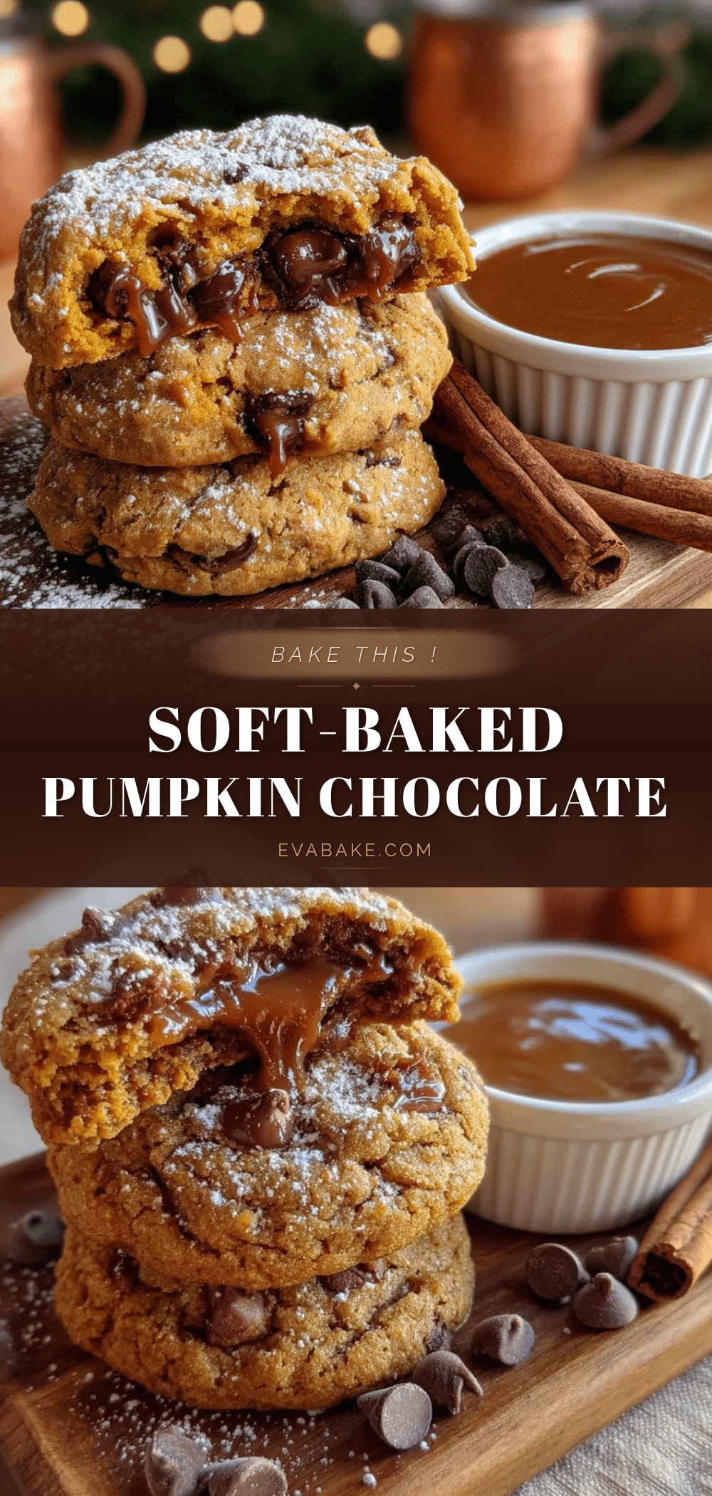 soft-baked pumpkin chocolate chip cookies recipe