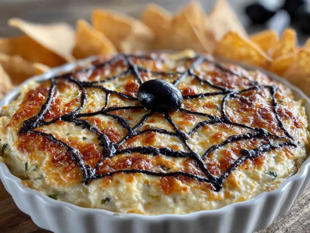 spider web taco dip - featured image