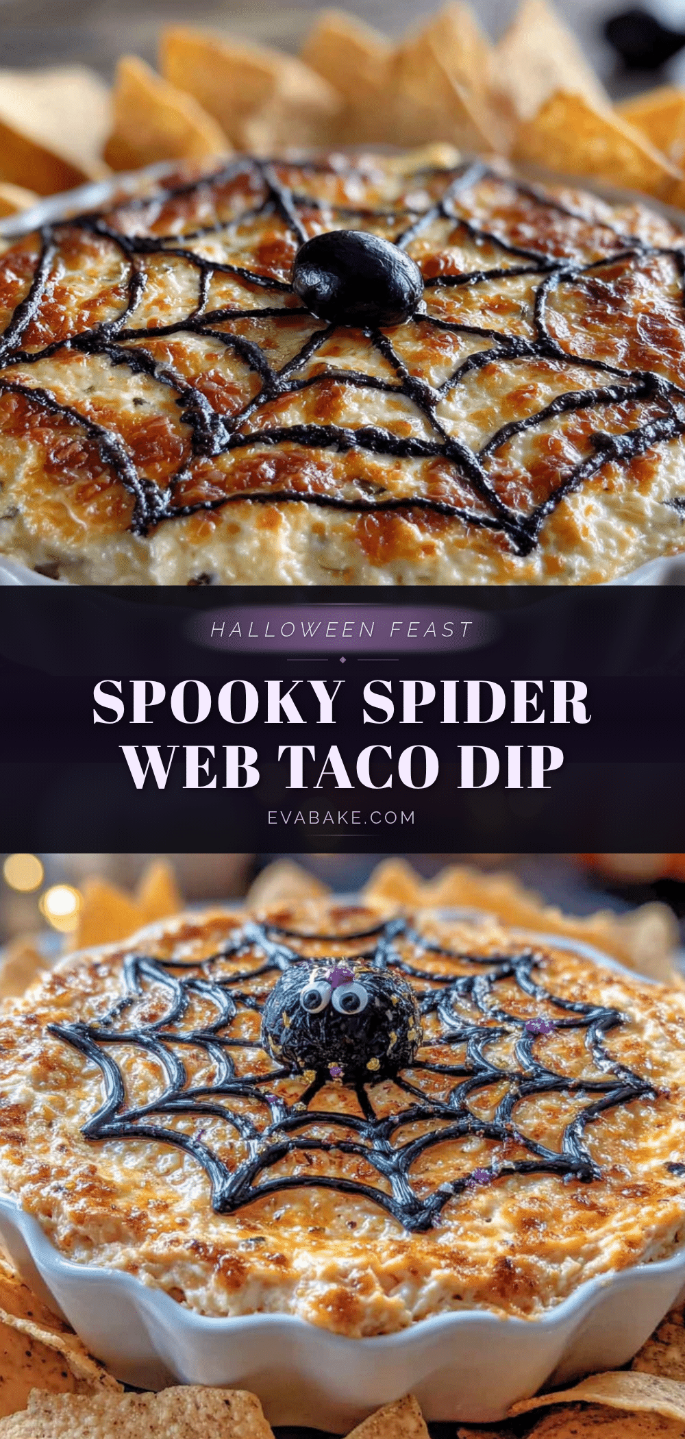 spider web taco dip recipe