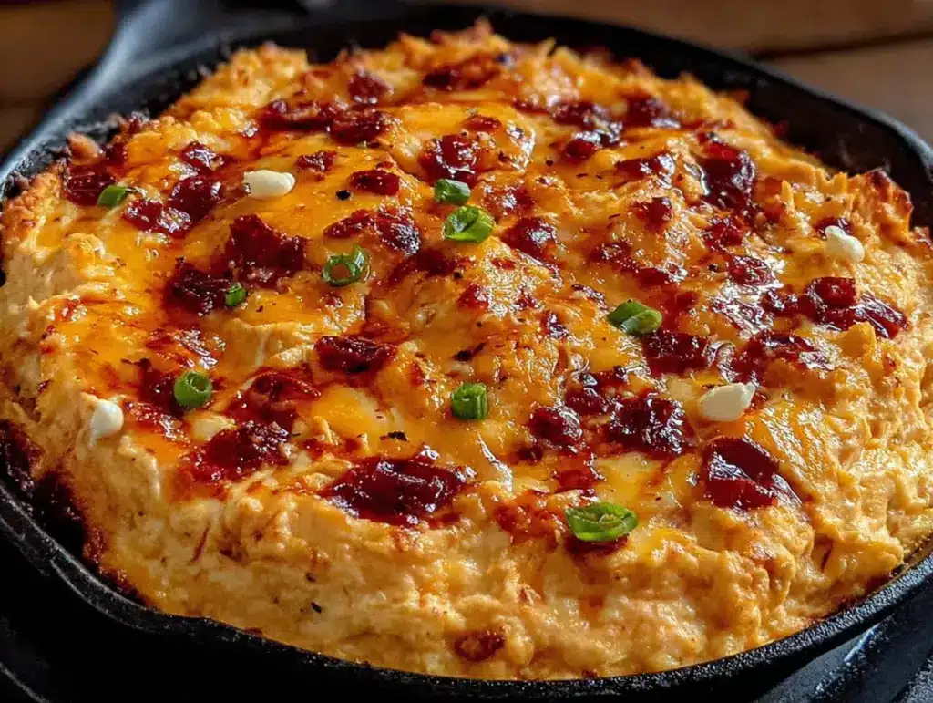 spiderweb buffalo chicken dip - featured image