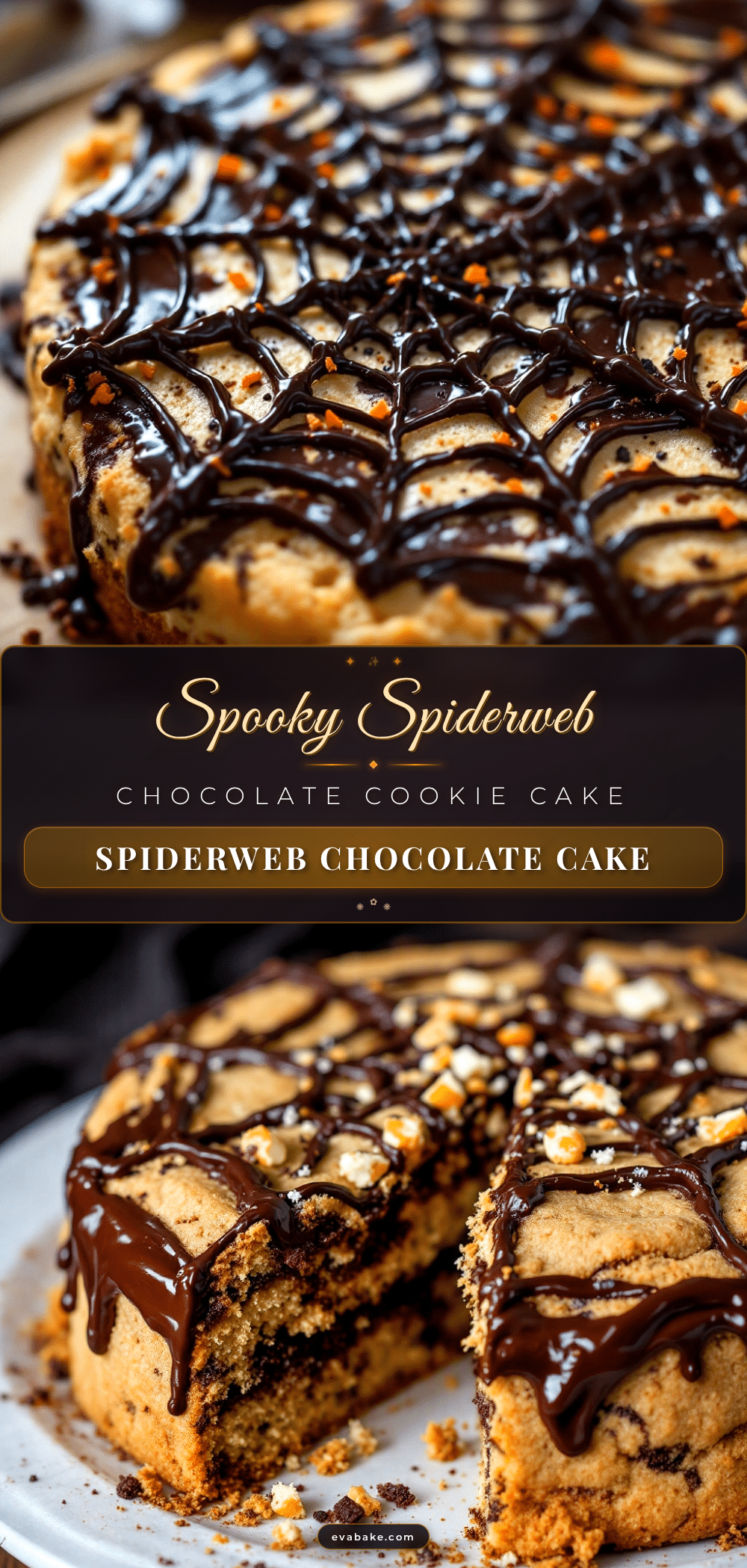 spiderweb halloween cookie cake recipe