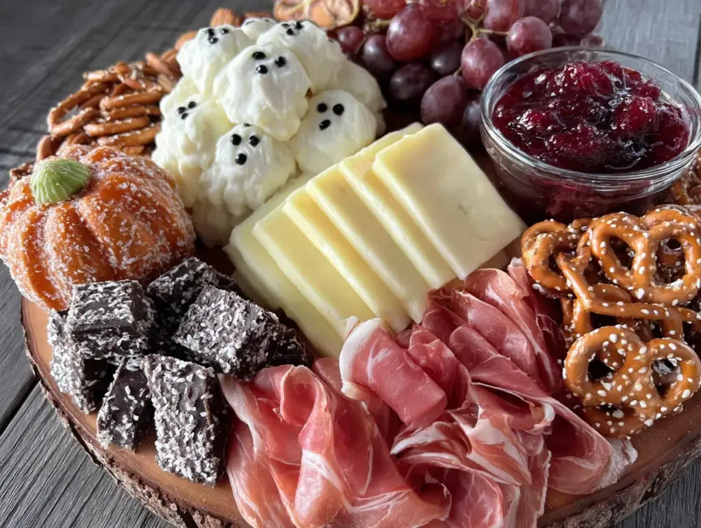 spooky Halloween charcuterie board - featured image