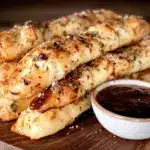 Spooky Witch Finger Breadsticks with Marinara Blood Dip - featured image