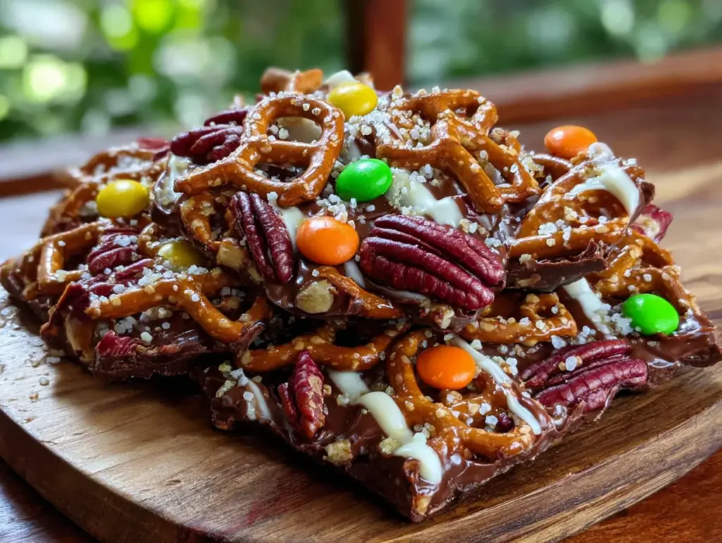turtle pretzel tailgate bark - featured image