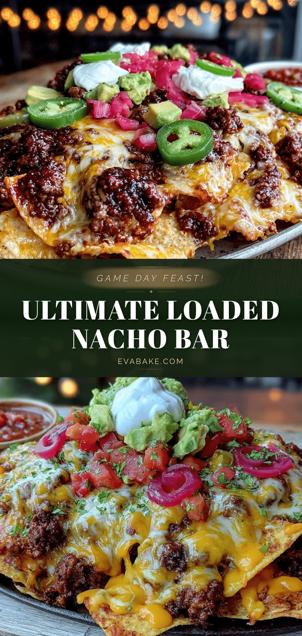 ultimate loaded nacho bar for game day recipe