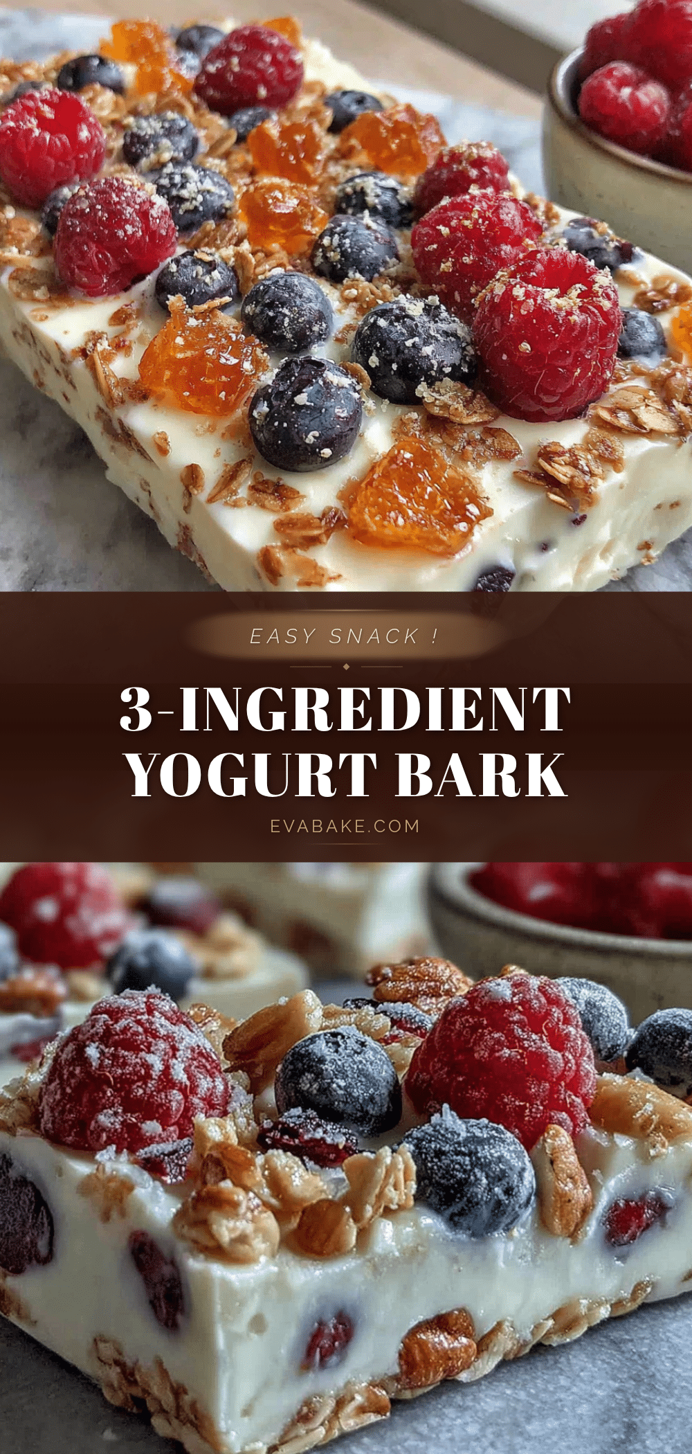 yogurt bark for preschoolers recipe