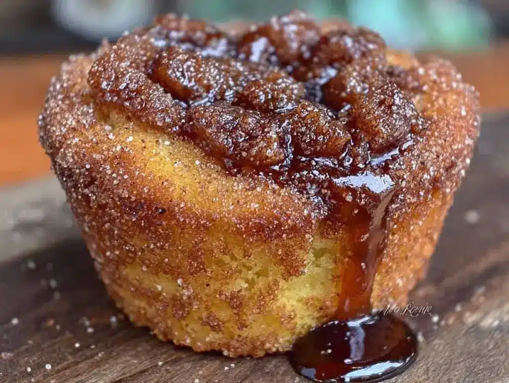 30-minute apple cider donut muffins - featured image
