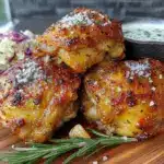 air fryer chicken thighs - featured image
