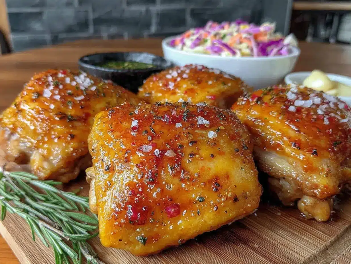 air fryer chicken thighs preparation steps