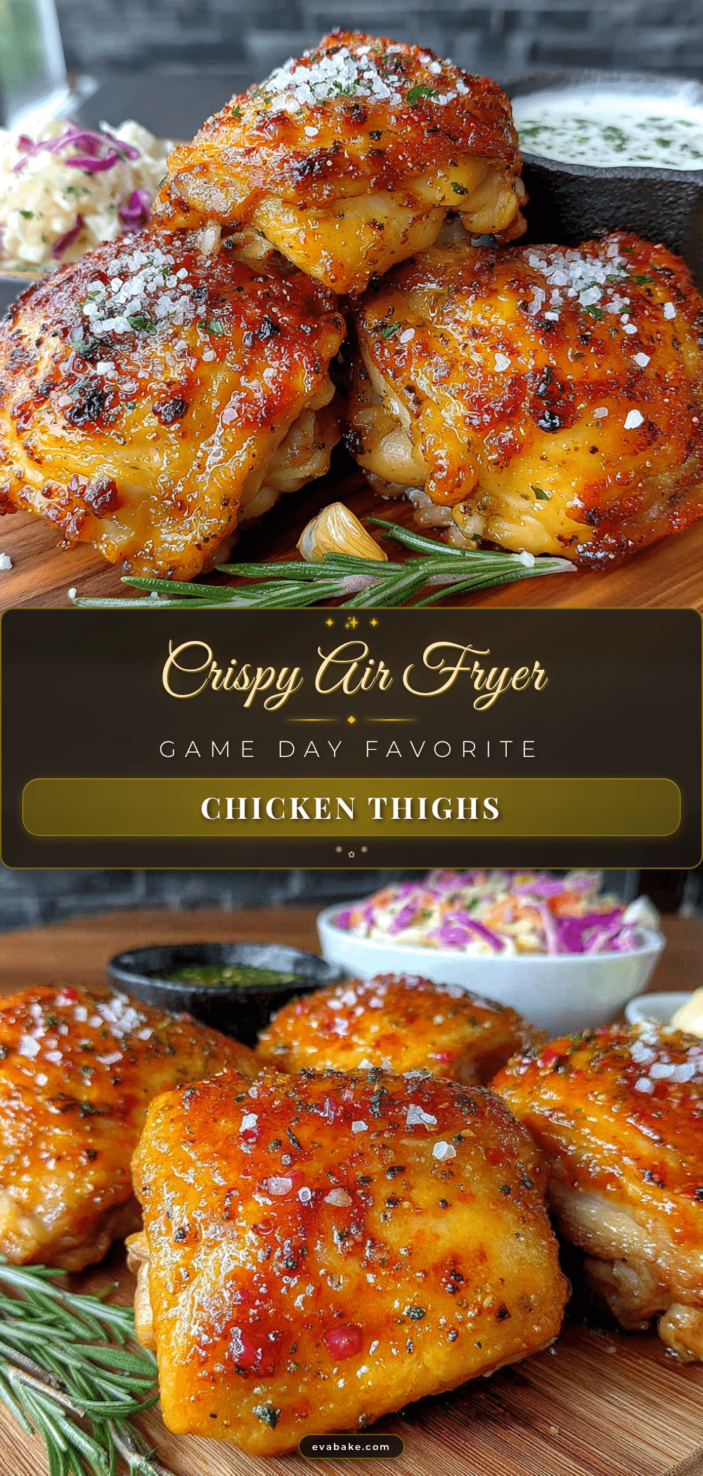 air fryer chicken thighs recipe