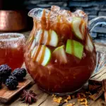 apple cider caramel sangria - featured image