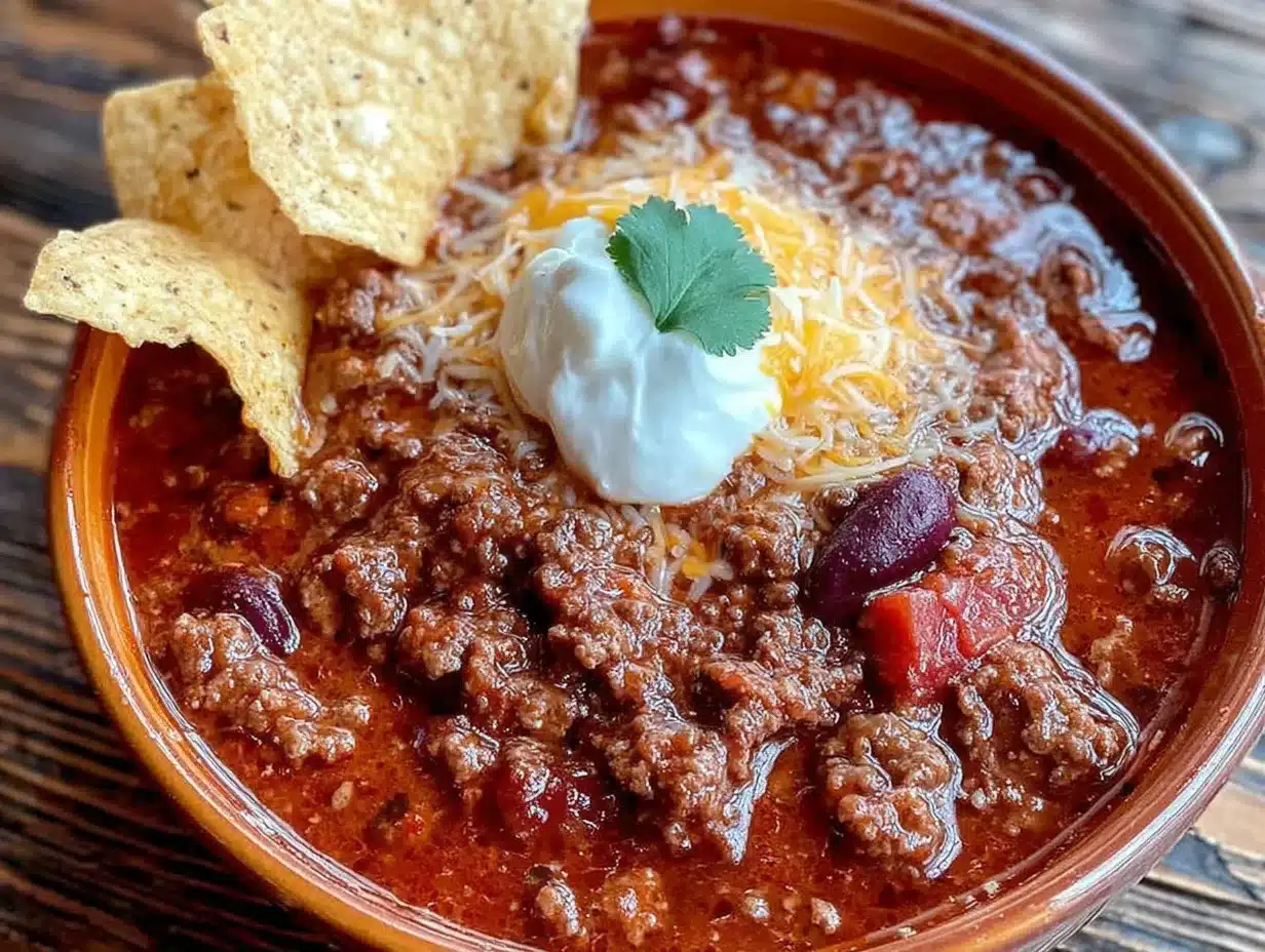best easy 5-ingredient ground beef taco soup preparation steps
