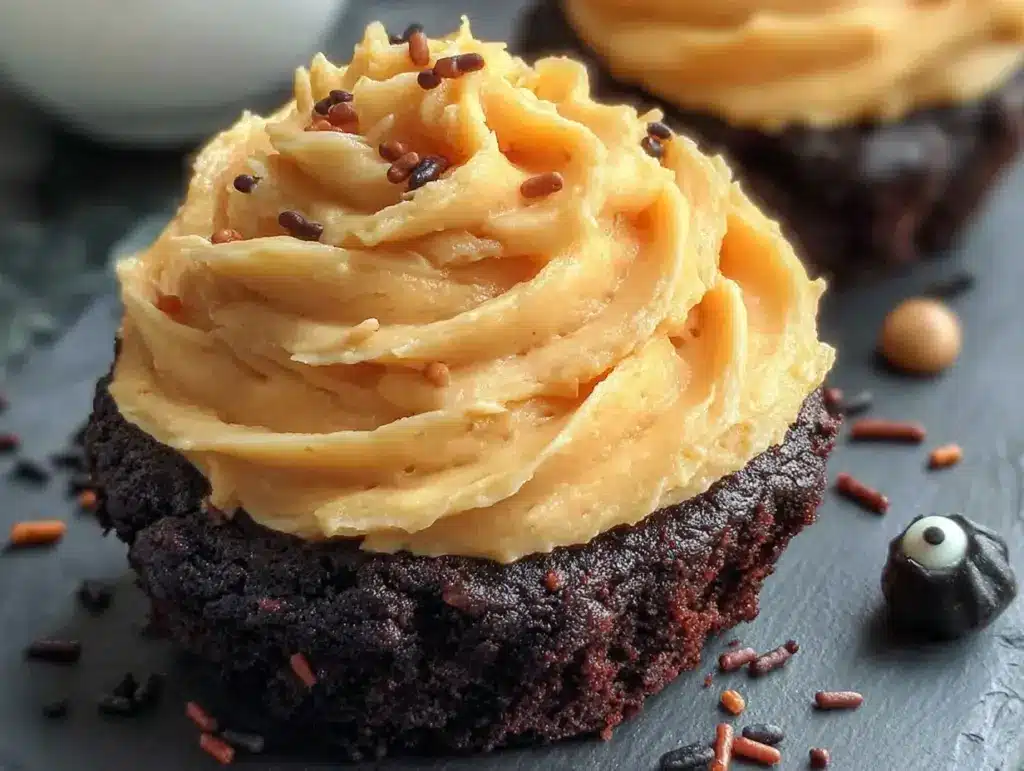 black velvet halloween cupcakes - featured image