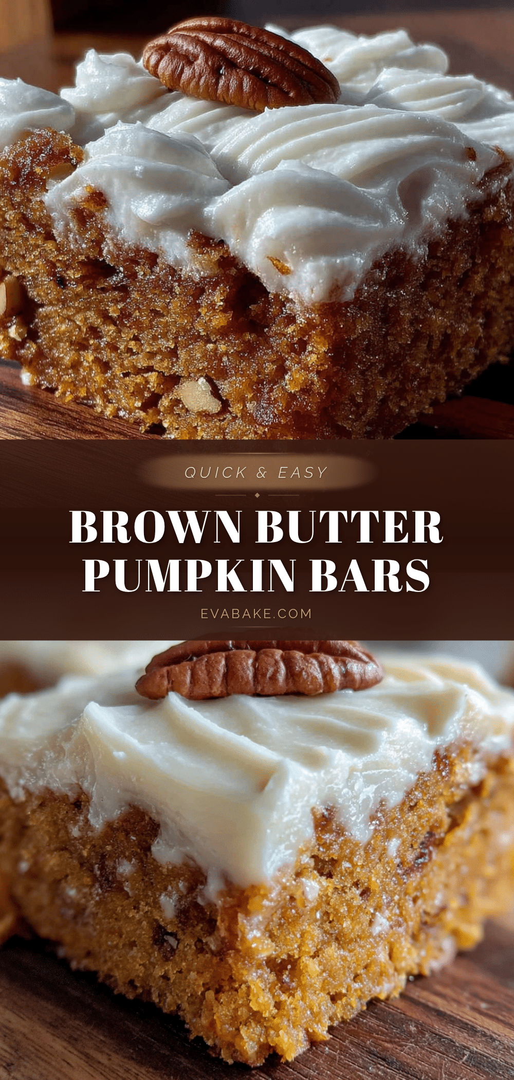 brown butter pumpkin bars recipe