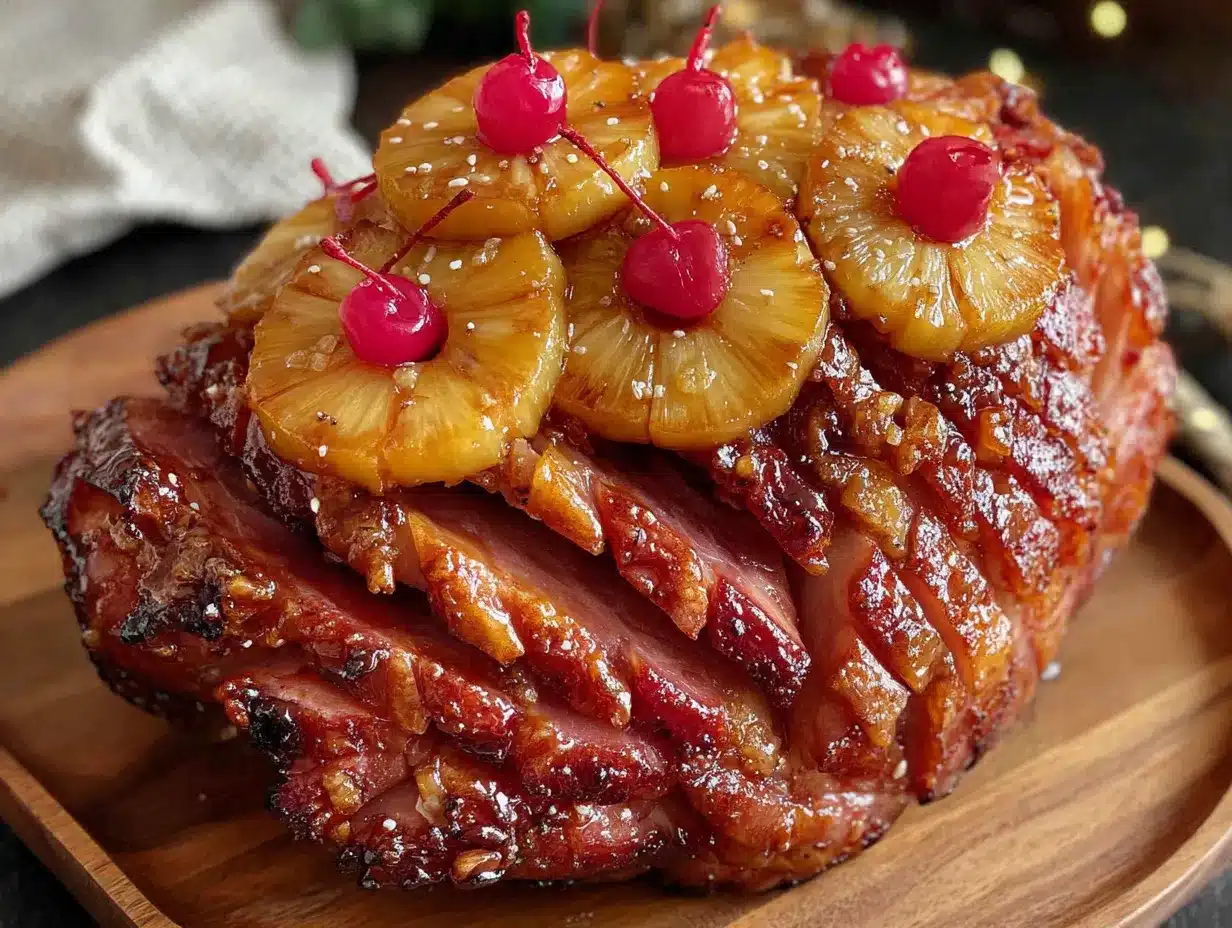 brown sugar glazed ham with pineapple preparation steps