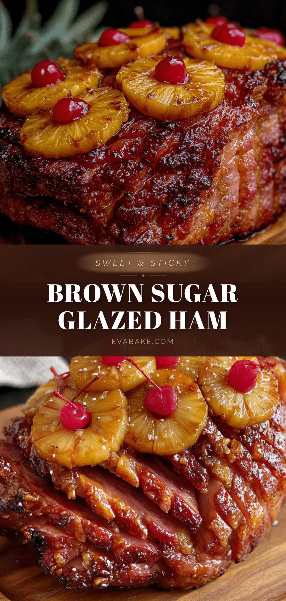 brown sugar glazed ham with pineapple recipe