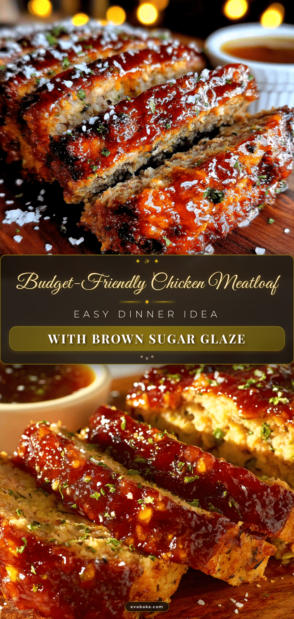 chicken meatloaf with brown sugar glaze recipe