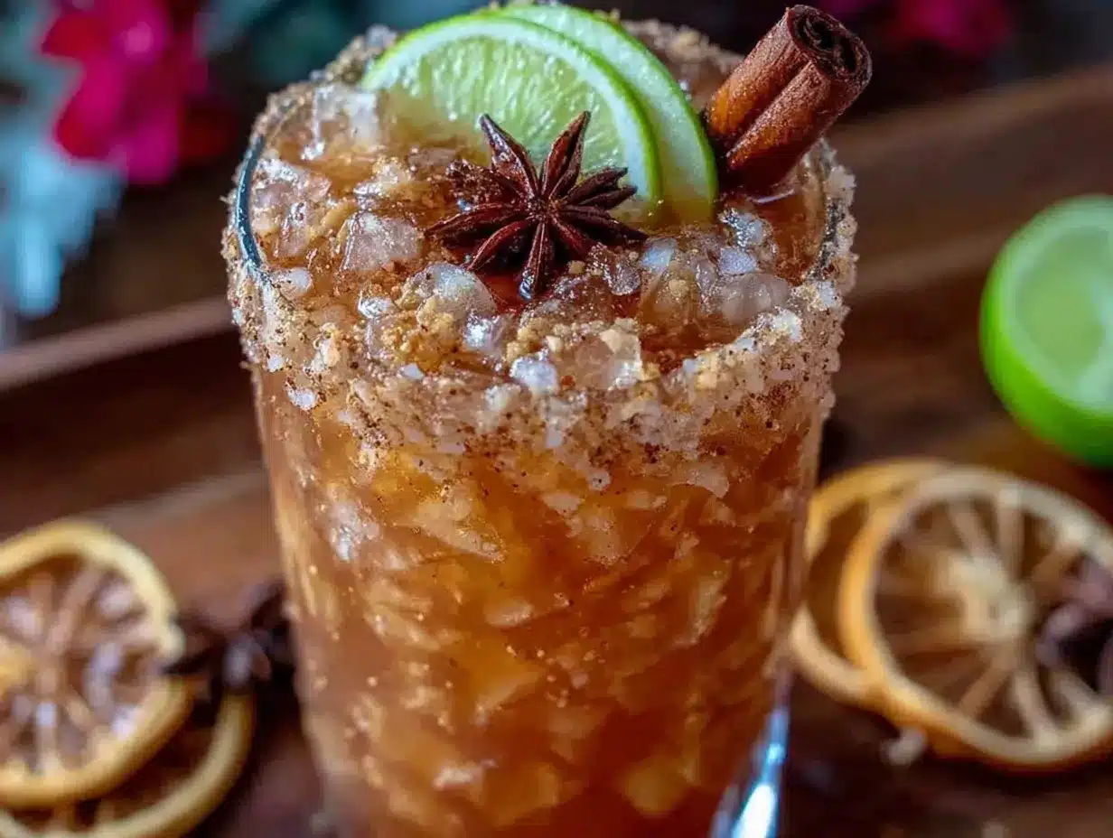 cinnamon apple cider mocktail preparation steps