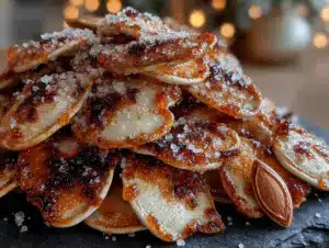 cinnamon sugar pumpkin seeds - featured image