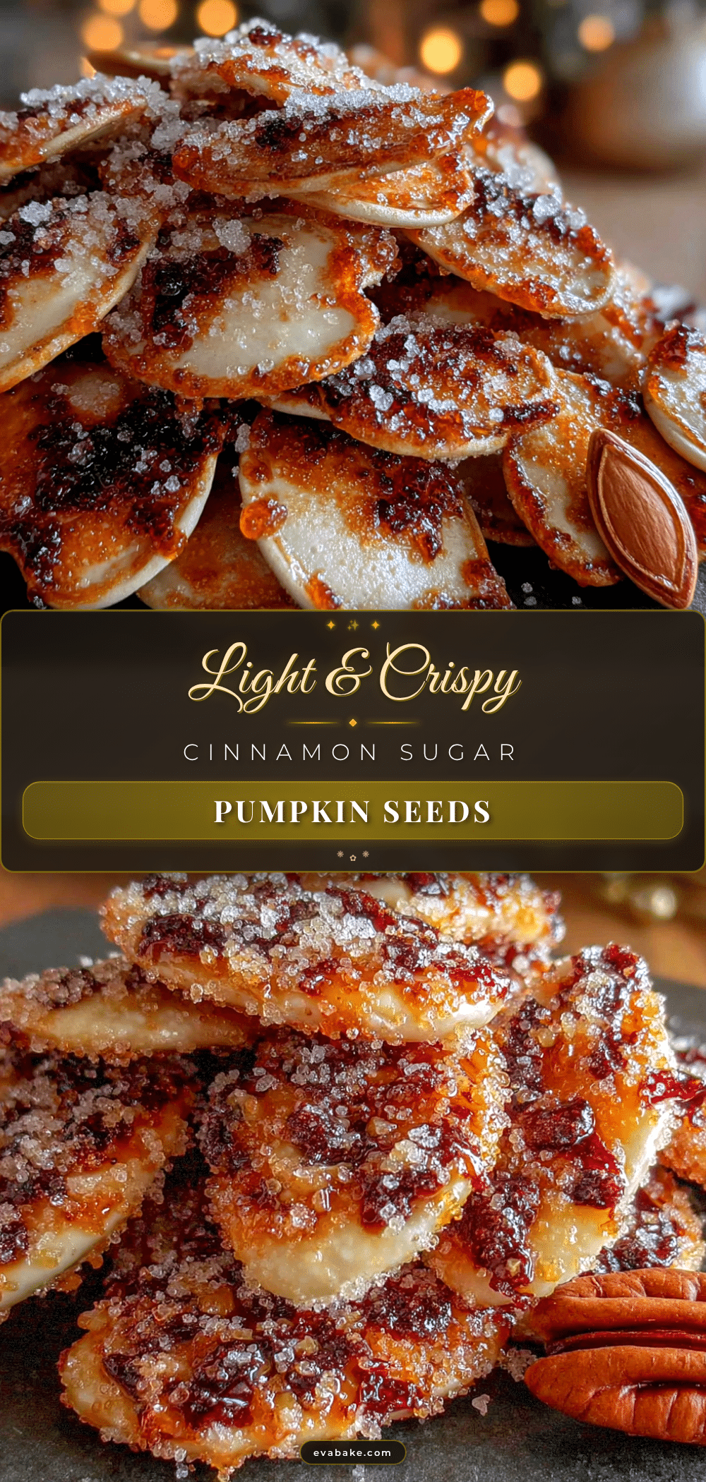 cinnamon sugar pumpkin seeds recipe